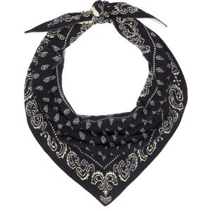Guest in Residence Midnight/Butter Cashmere bandana